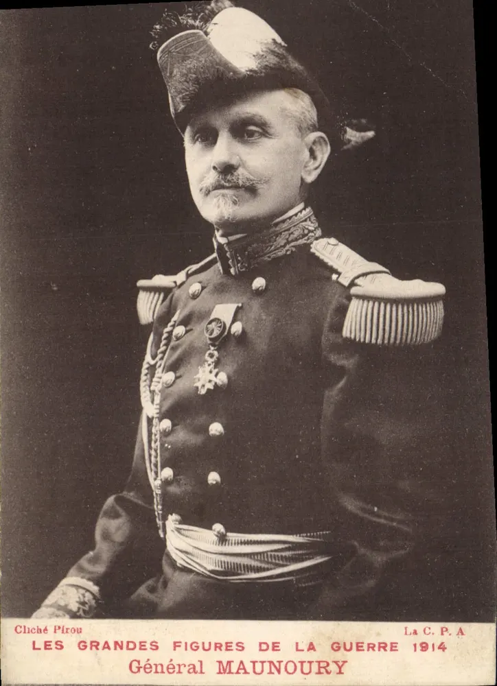 Geral Maunoury — As Grandes Figuras da Guerra 1914 — Cliché Pirou, La C.P.A - Frente