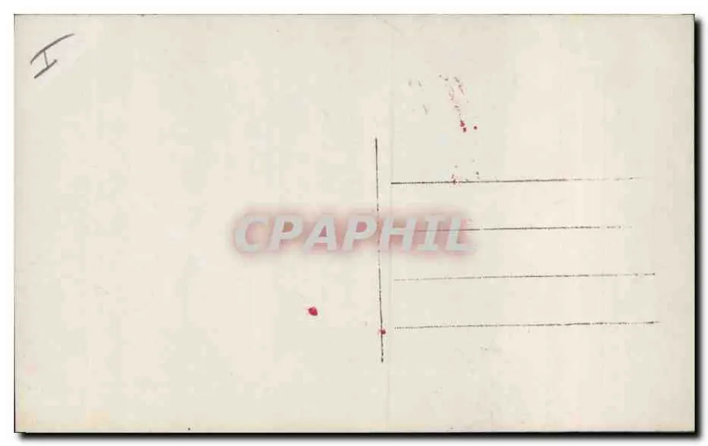 Geral de Castelnau — retrato em uniforme — Foto Pierre Prat - Verso