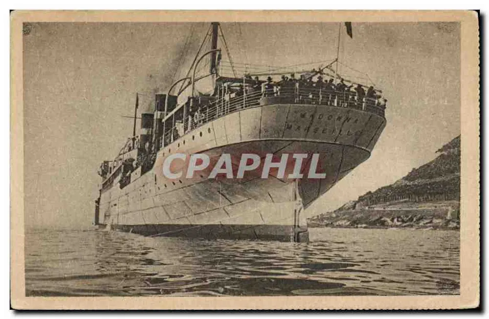 SS MADONNA — Schip van de lijn Fabre — Onbekende uitgever, n° III - Voorkant