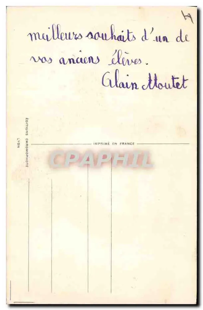 Belle de Noël — rosas e sininho — Éditions Chronophote, Lyon - Verso