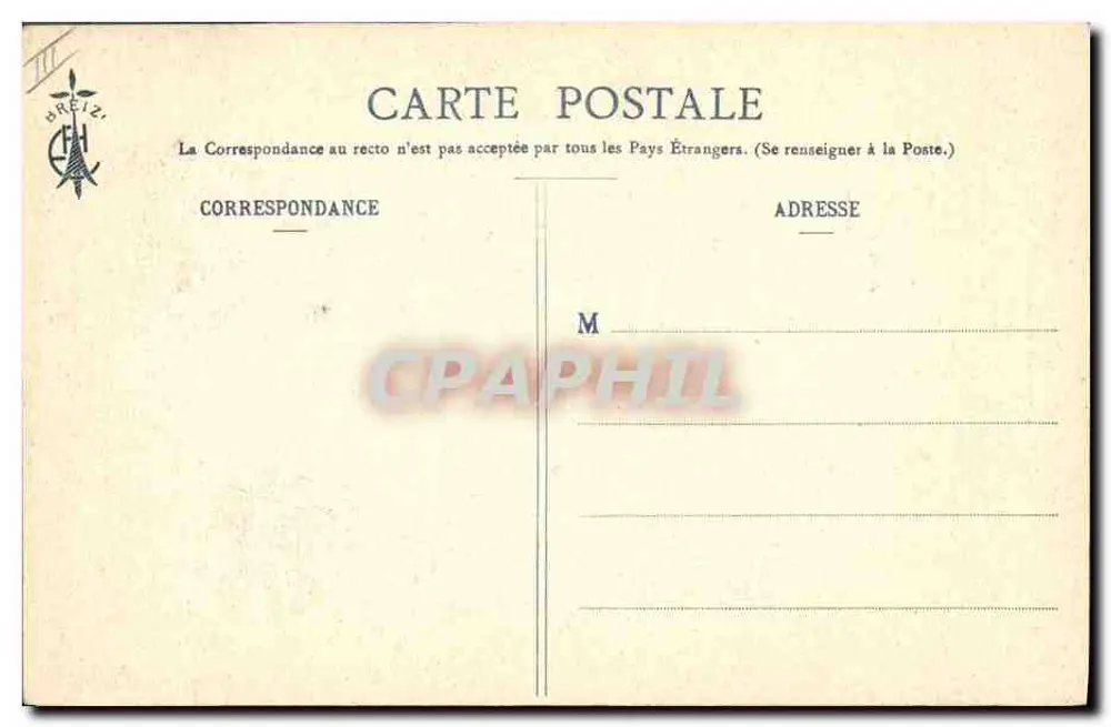 La Fanchette — As Canções de Botrel ilustradas por E. Hamonie — n° 1167 - Verso