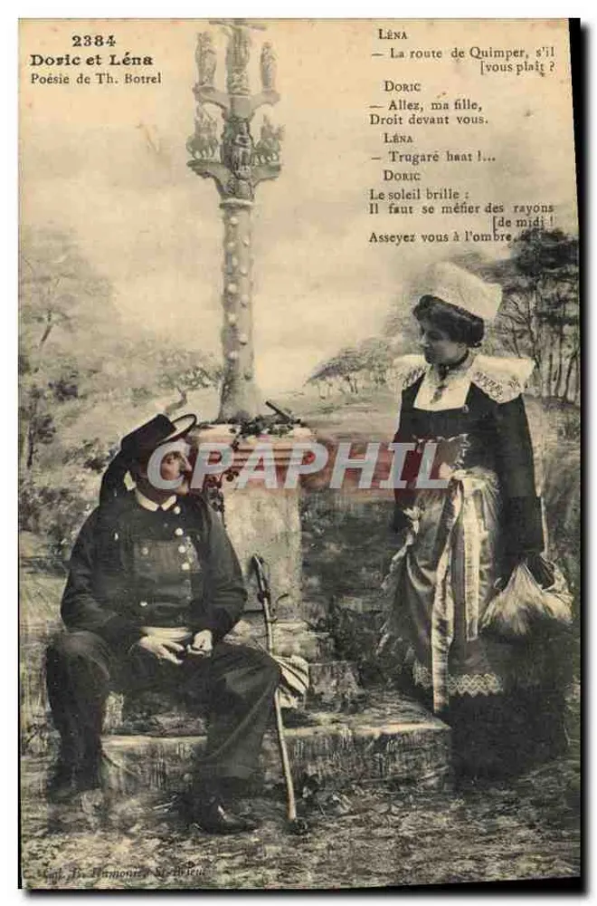 डोरिक और लेना — थॉमस बोट्रेल की कविता — प्रकाशक जे. डेमोननार्ड, संख्या 2384 - आगे