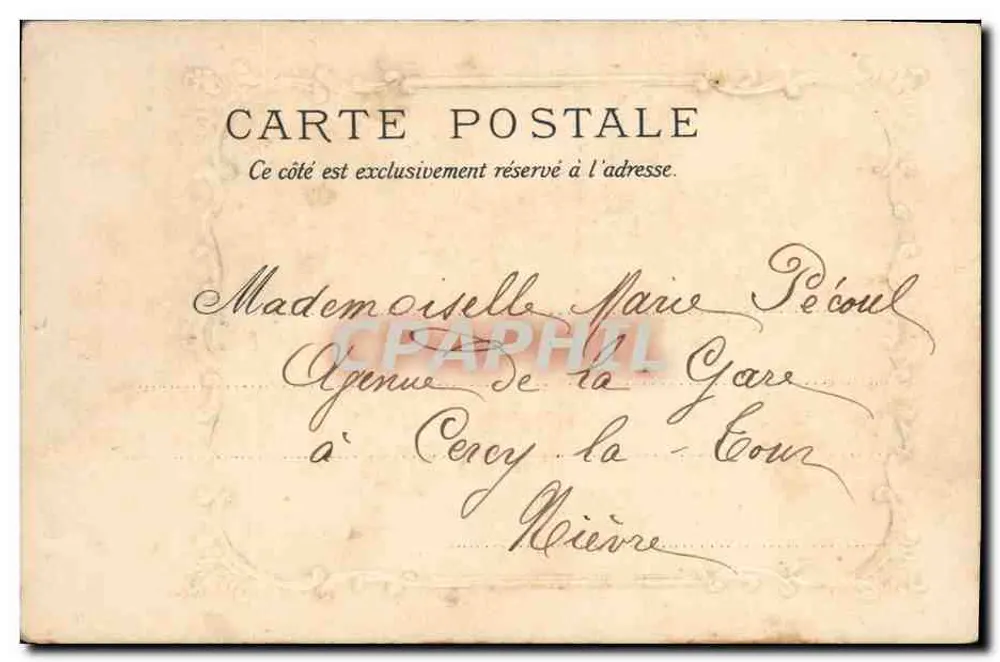 Brannette — Retrato de criança — Raphael Tuck & Fils, Série 112 - Verso