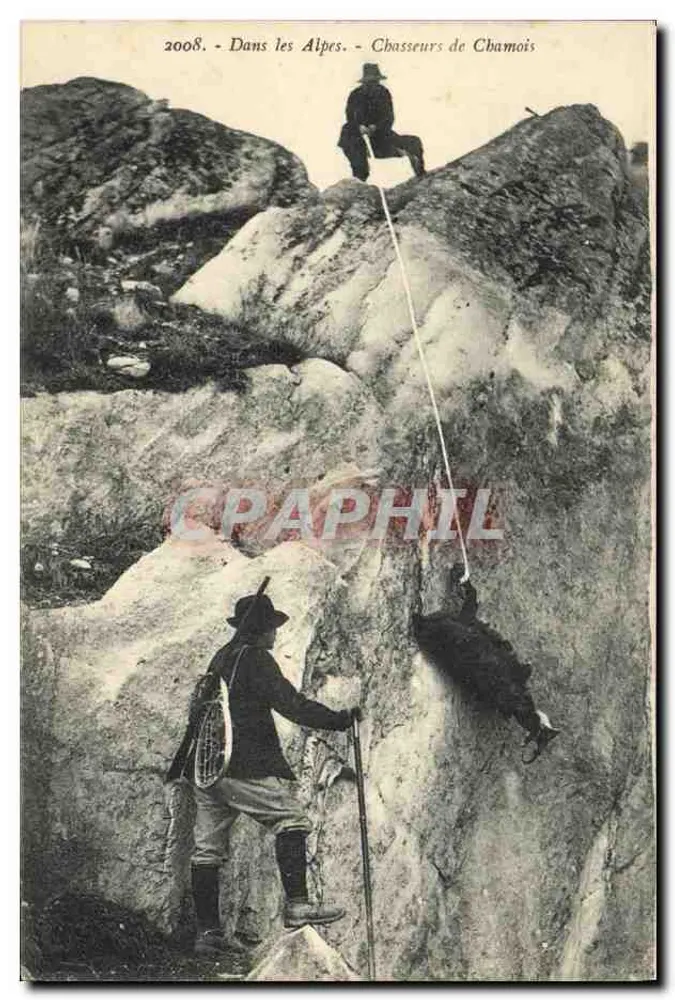 Chamoisjäger — In den Alpen — Verlag E. Reynaud, Nr. 2008 - Vorderseite