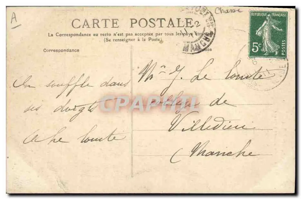 Os Pirineus — Caça ao Isard — n°2669 - Verso
