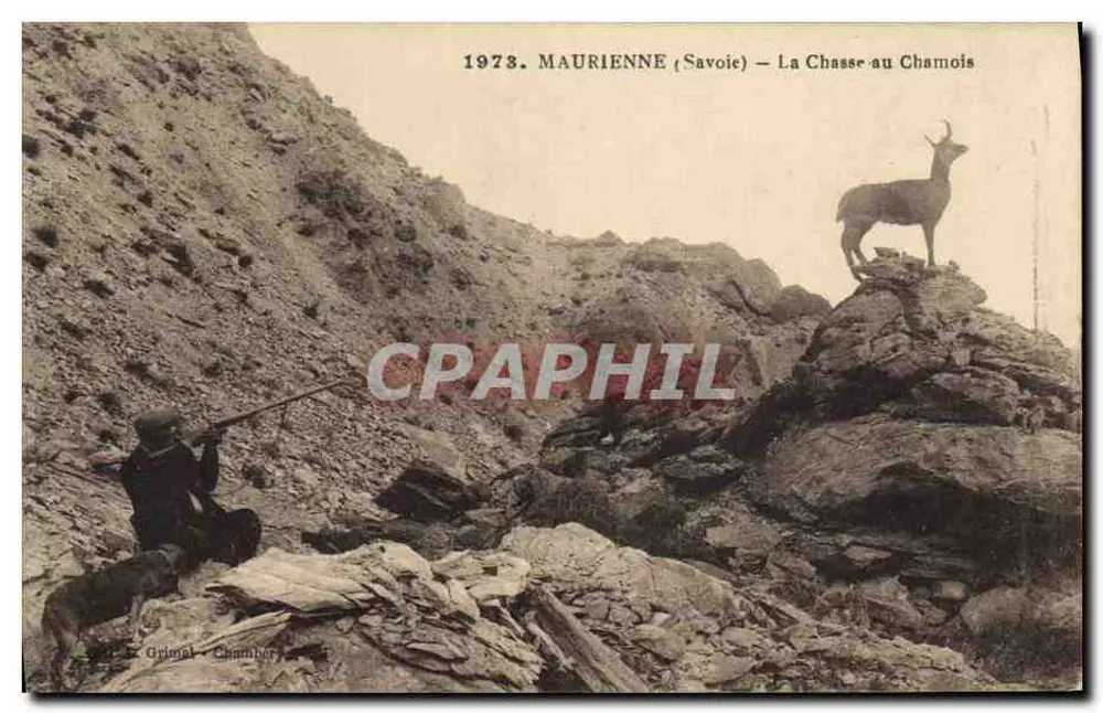 Maurienne (Savoie) — Die Jagd auf den Chamois — Grimal - Chambery - Vorderseite