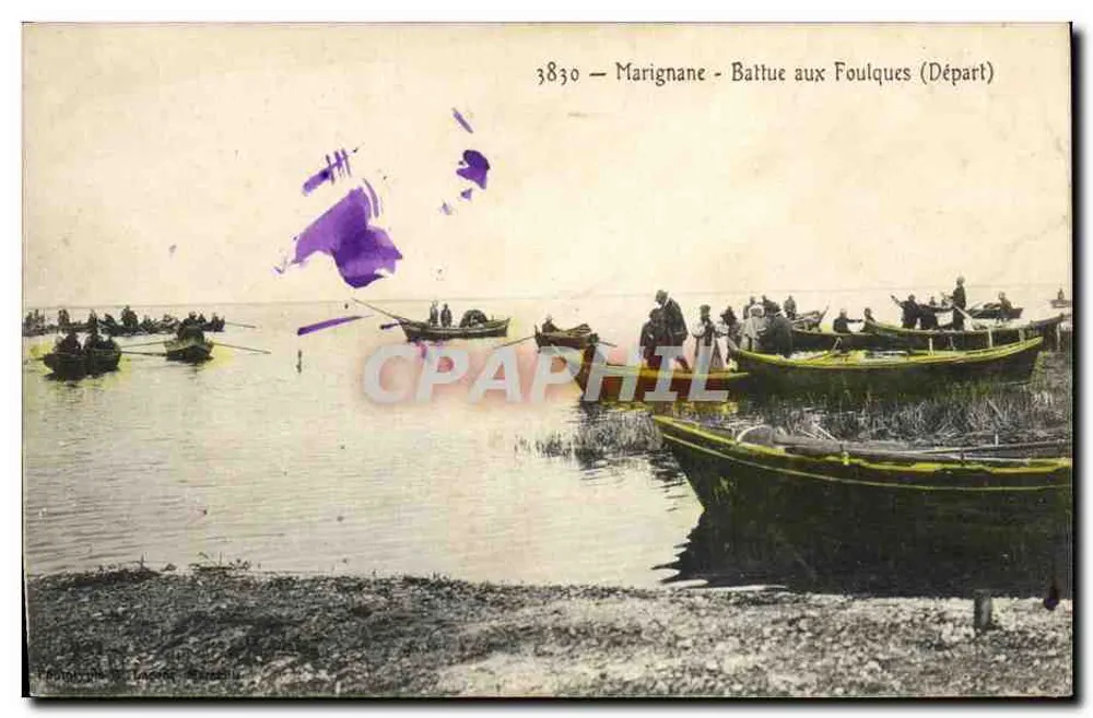 Marignane - Fasanenjagd (Abfahrt) — n° 3830 — Verlag Lacroix, Marseille - Vorderseite