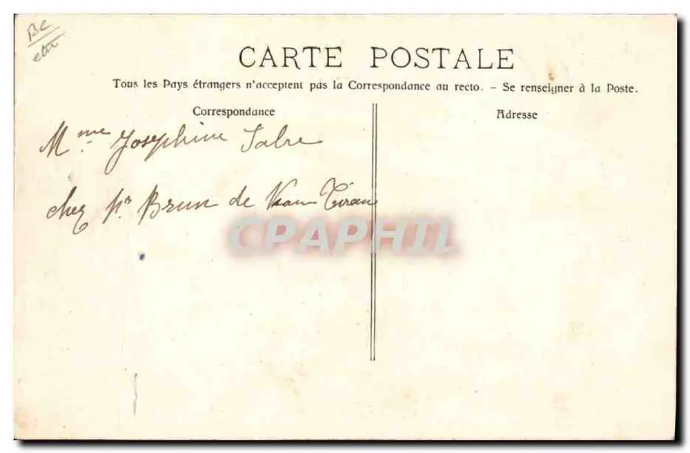 Marignane - Fasanenjagd (Abfahrt) — n° 3830 — Verlag Lacroix, Marseille - Rückseite