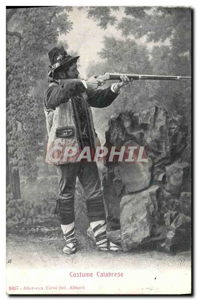 Traje Calabre — Alterocca Terni (lote. Alinari) — 1887 - Frente