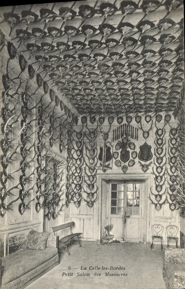 La Celle-les-Bordes — Petit Salon des Massacres — A. Bourdier, Verlag, Versailles - Vorderseite
