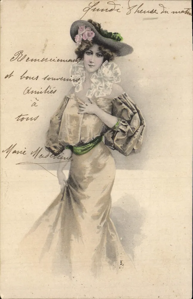 Moderne Dame — Serie A — Verlag A.S. Modedamen - Vorderseite