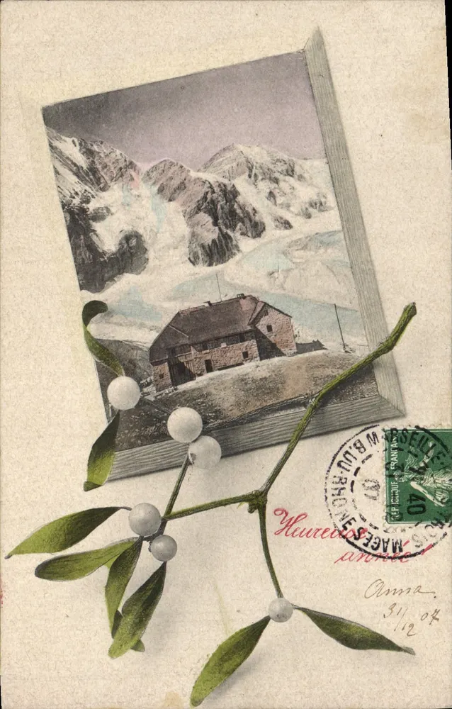 Visão das Alpes — Huez — editor A.S. série 386 - Frente