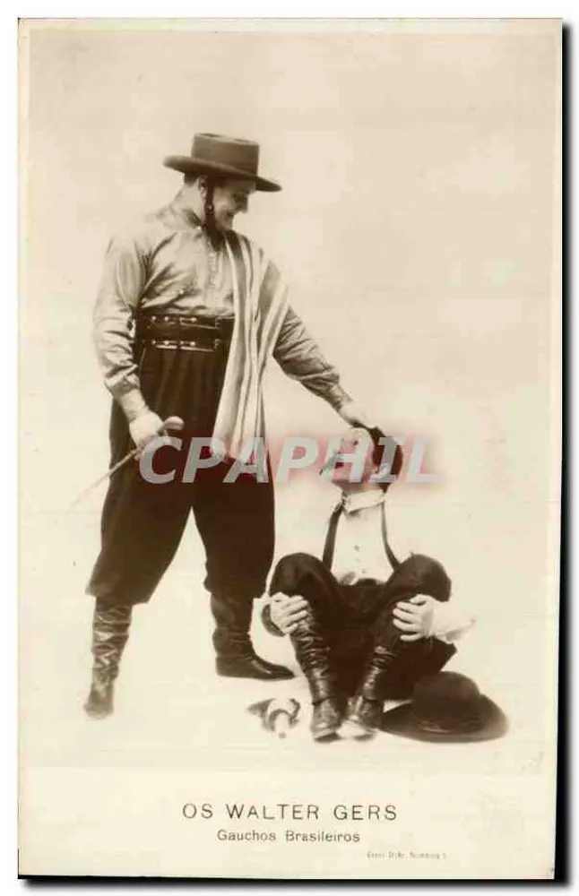 Gauchos Brasileiros — OS WALTER GERS — Gauchos Brasileiros — editor Geyer Dicker, Numeração 5 - Frente