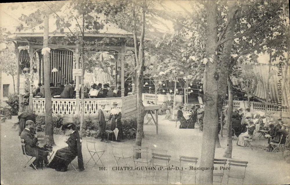 Châtel-Guyon (P.-d.-D.) - Muzyka w Parku — La Hironnelle, Paris - Awers