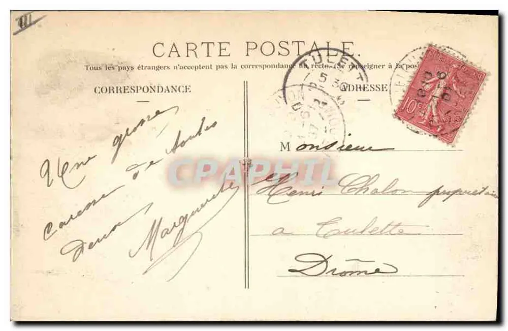 Châtel-Guyon (P.-d.-D.) - Muzyka w Parku — La Hironnelle, Paris - Rewers