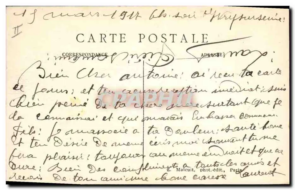 Ivry — Place de la Mairie — Der Musikkiosk — E. M. n°663 - Rückseite