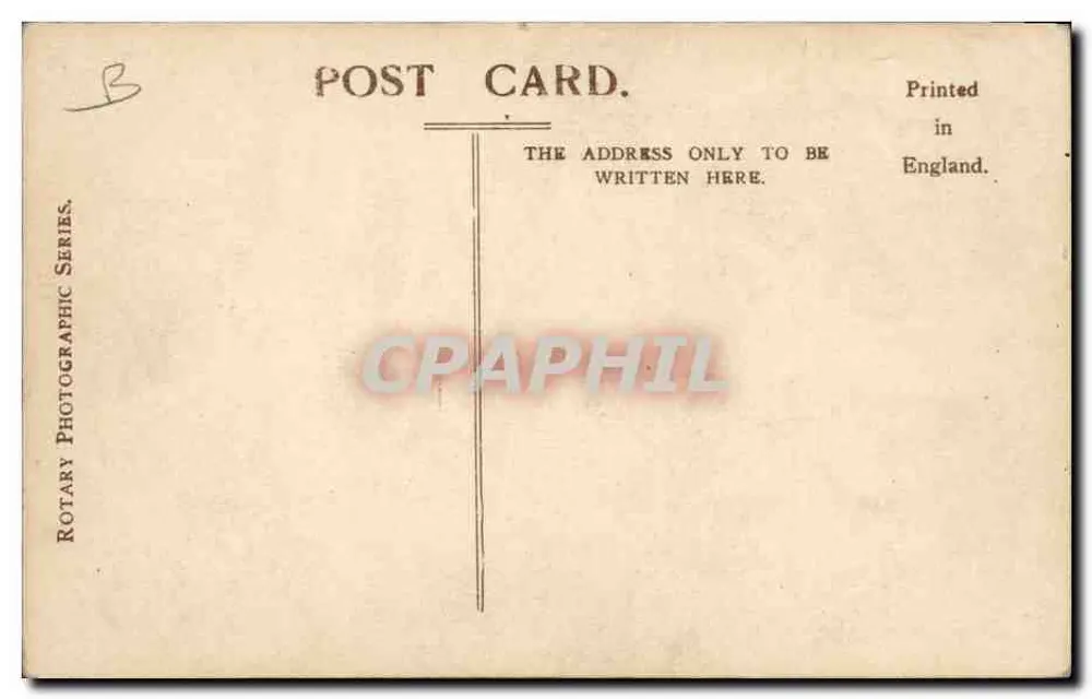 Cão — 'Fair Beauty' — Rotary Photo, E.C. n°698 - Verso