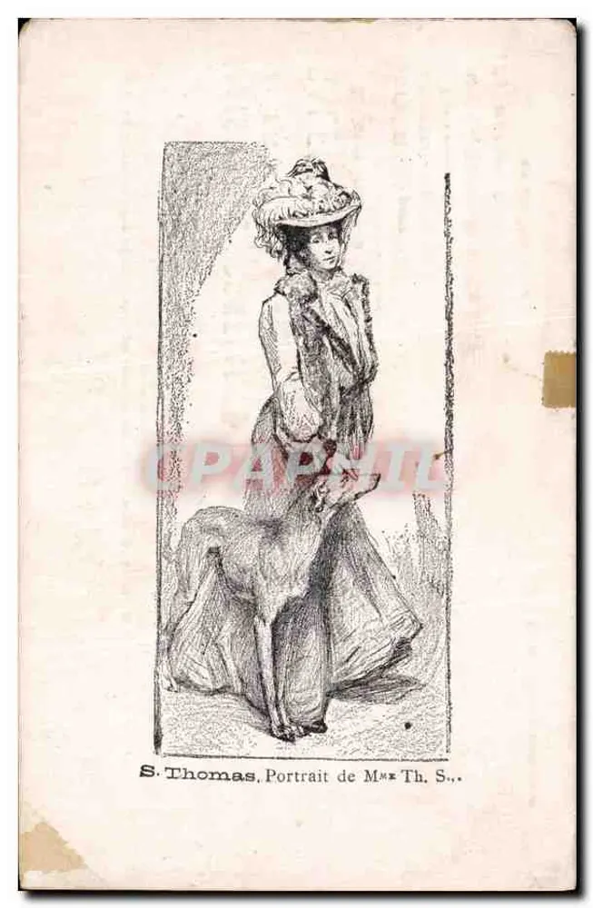 Portrait de Mme Th. S. — S. Thomas, éditeur - Vorderseite
