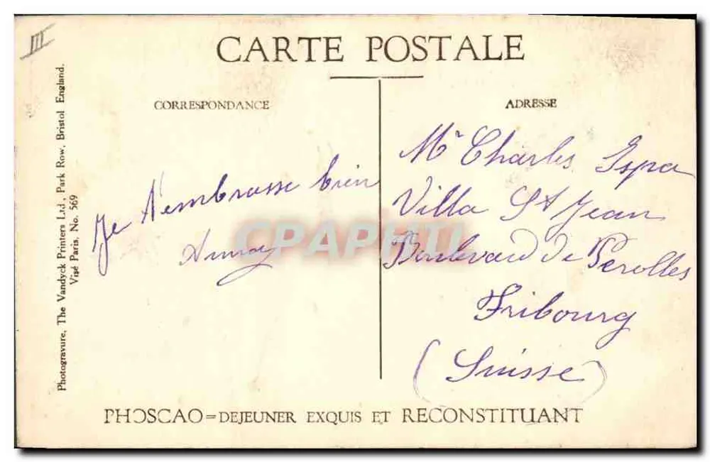 General de Curières de Castelnau — Die Sieger der Marne — Edition Phoscaeo - Rückseite