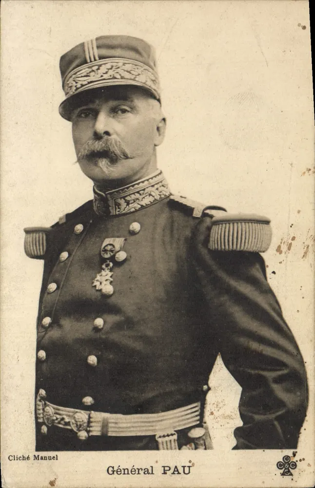 Geral PAU — retrato militar — Cliché Manuel - Frente