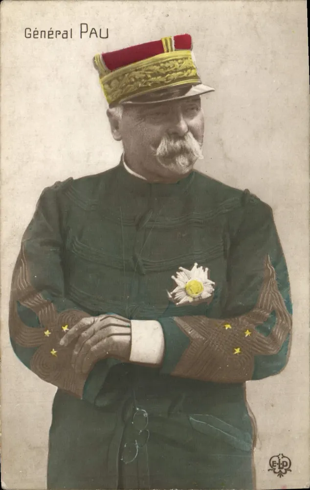 Geral Pau — retrato em uniforme — ELD - Frente