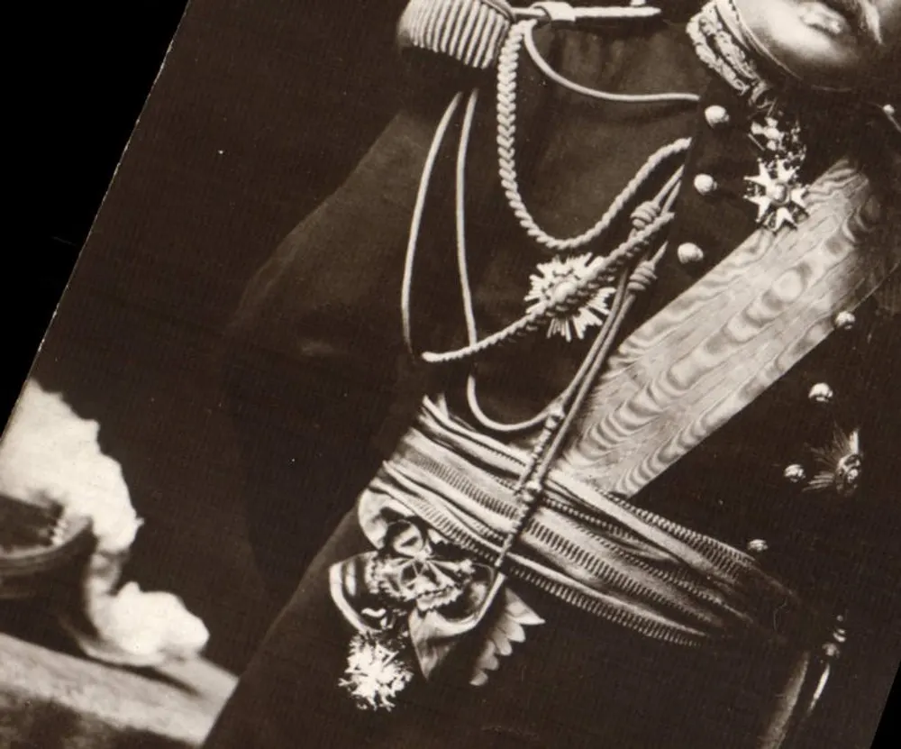 Detail der militärischen Auszeichnungen — Verlag SYM SPA, Nr. A - Vorderseite