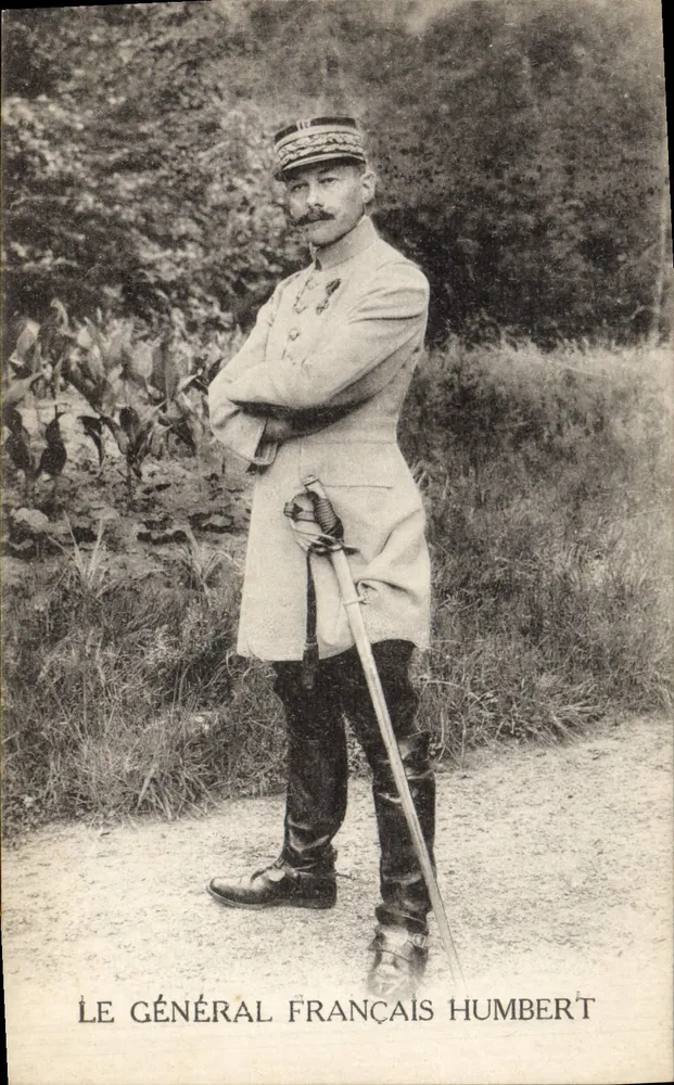Il Generale Francese Humbert — ritratto militare — editore non identificato, numero di serie non visibile - Recto
