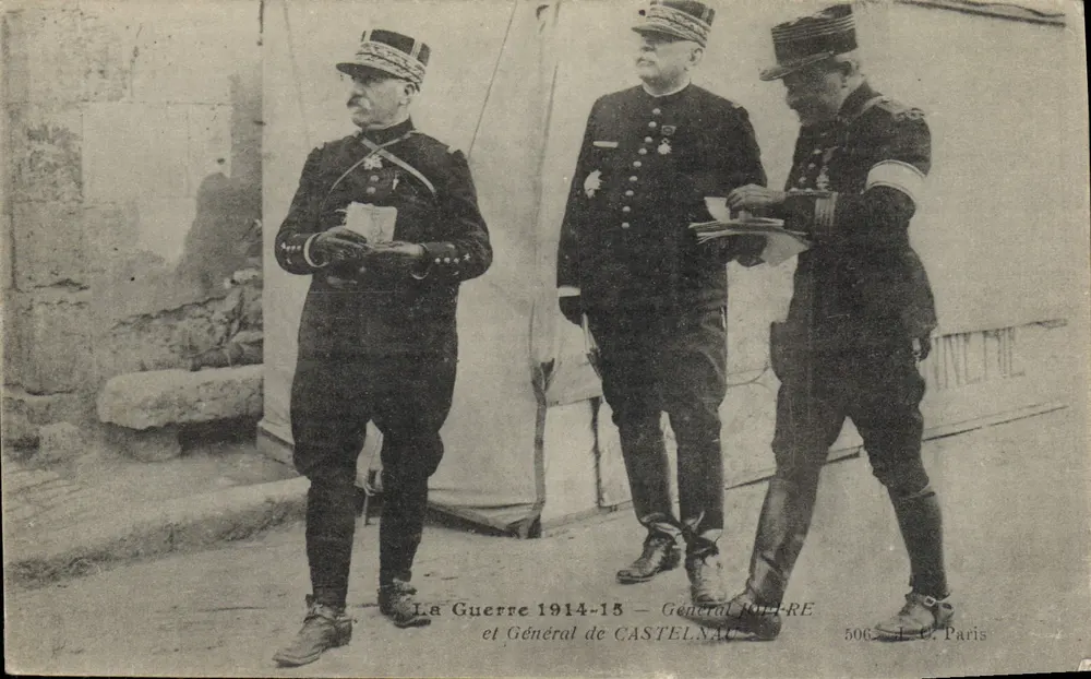 Geral Poincaré e Geral de Castelnau — A Guerra 1914-15 — J. C. Paris n°500 - Frente