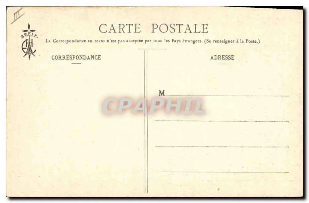 Lenhador — As Canções de Botrel ilustradas por E. H. — n° 1150 - Verso