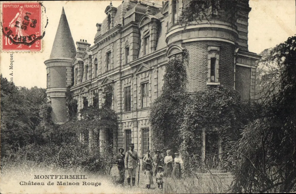 Montfermeil — Schloss Maison Rouge — Verlag A. Moquet - Vorderseite