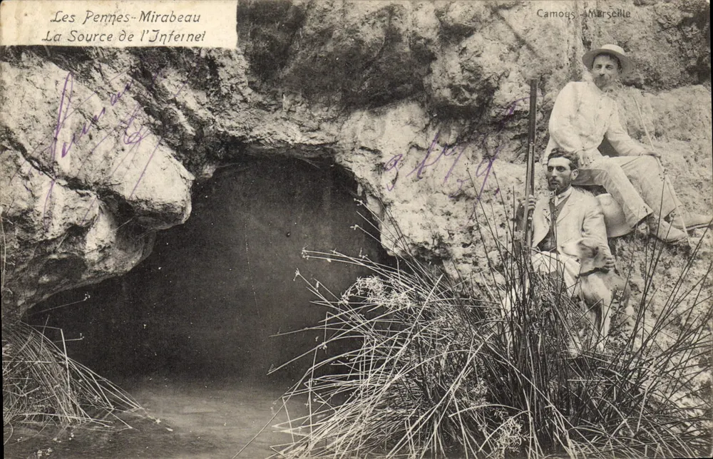 Les Pennes-Mirabeau — A Fonte do Infernet — Camous-Amarseille - Frente
