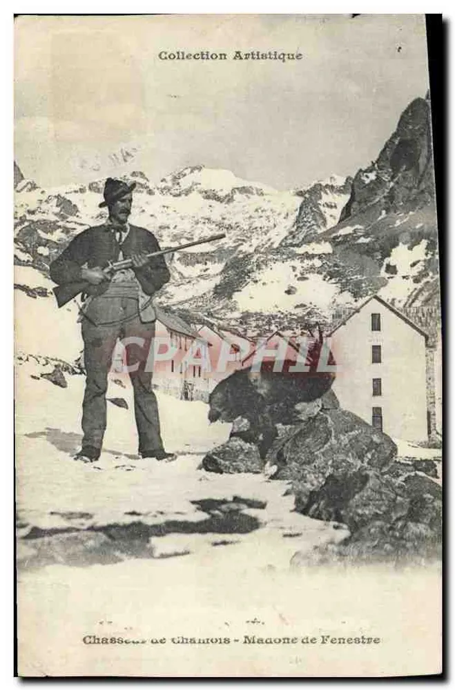 Chasseurs de Chamois - Madone de Fenestre — Collection Artistique, éditeur non visible - Vorderseite