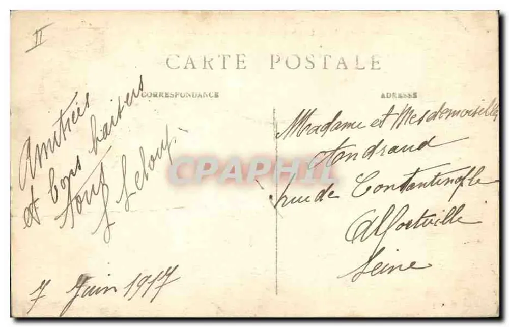 Coubert (S.-et-M.) — Das Schloss. Das Jagd-Treffen und die Kapelle — Édouard Orgais - Rückseite