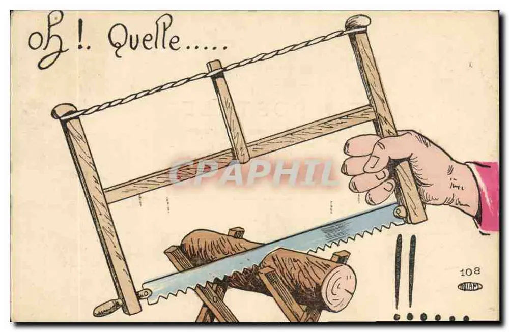 Holz hacken — Humor — N° 108, Verlag NILLACH - Vorderseite