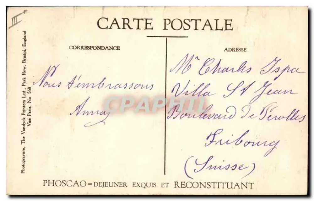 General de Maud'Huy — Les Vainqueurs de la Marne — Edition Phoscaoo - Rückseite