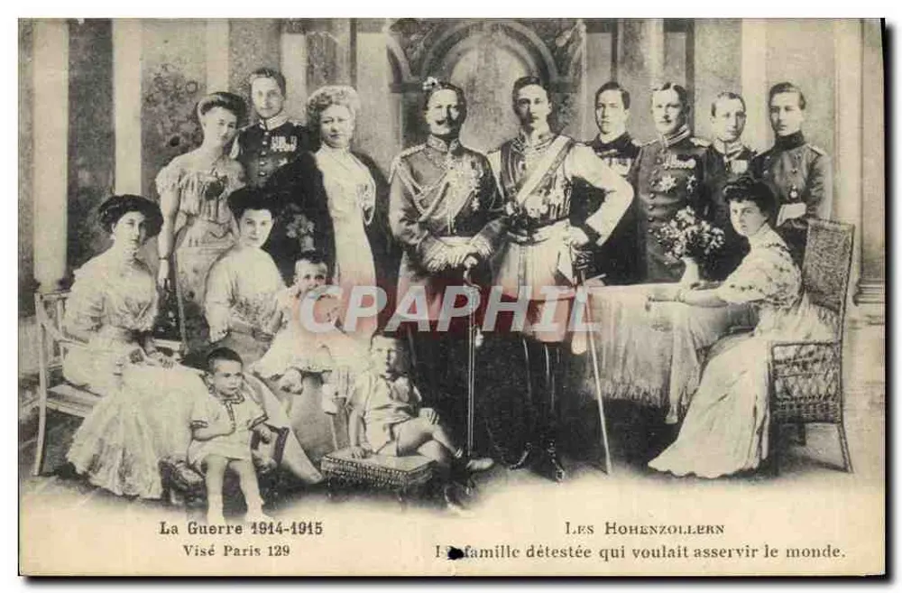 La Guerre 1914-1915 — Famille Hohenzollern — Visé Paris 129 - Voorkant