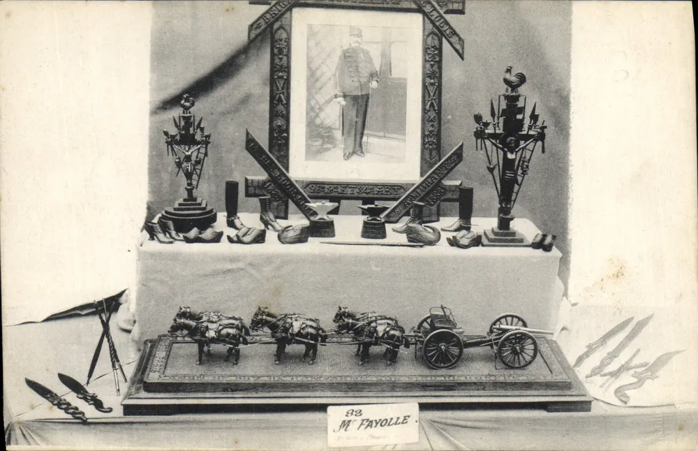 Exposição de objetos metálicos e arte militar — Sr. Fayolle, Dijon — n° 82 - Frente