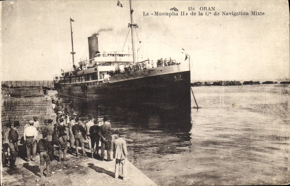 Der «Mustapha II» der Mischnavigationsgesellschaft — Oran — n°151 - Vorderseite
