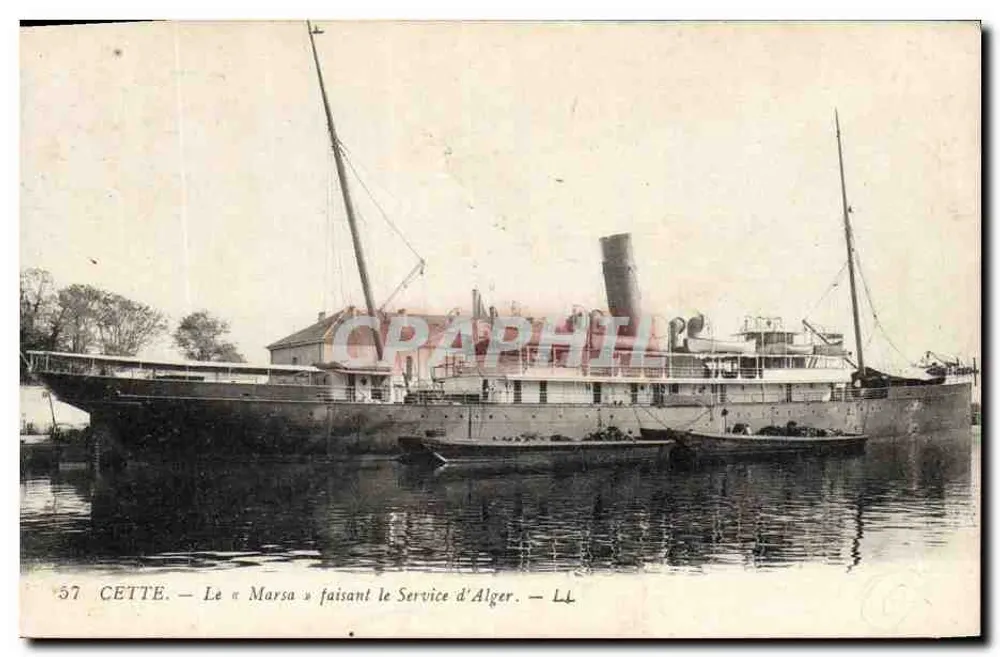 Dieses — Der « Marsa », der den Dienst nach Algerien erbringt — LL - Vorderseite