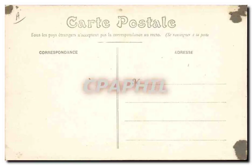 Dieppe — O Steamer « Manche » — Editora F. Fouchard, n° 114 - Verso