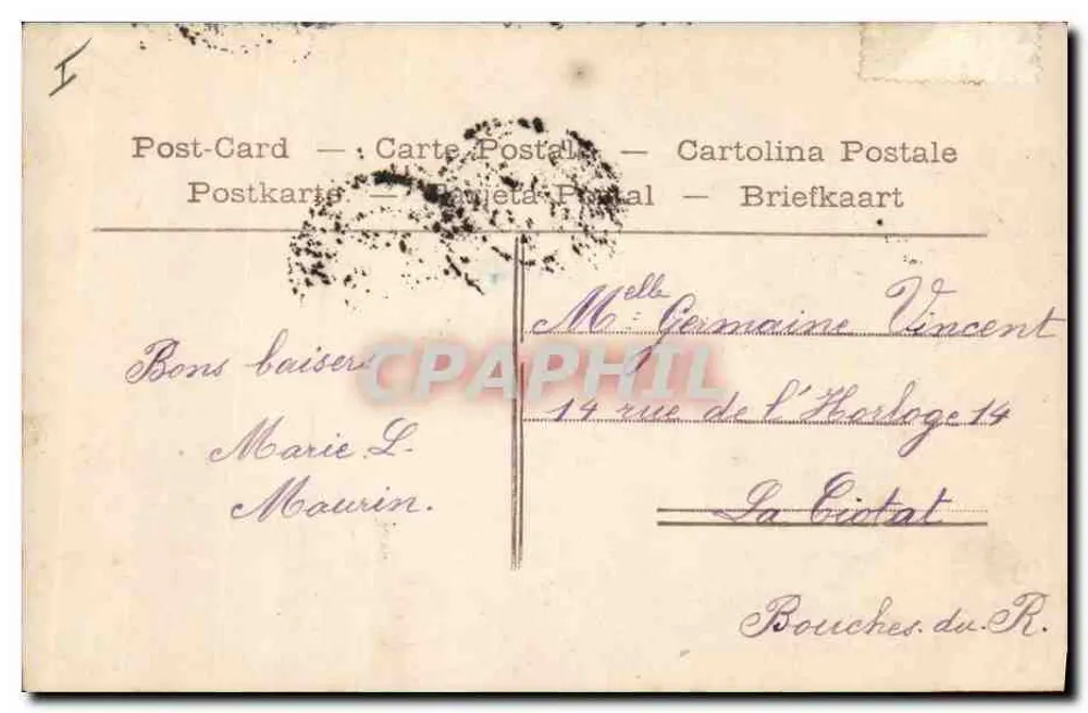 Dois crianças perto de uma campainha — Felizes Páscoas — editor não identificado, n° 470 - Verso