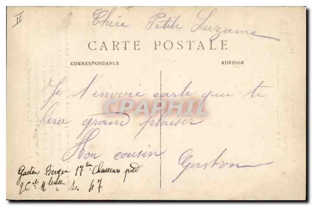 Die Savoyardin von Montmartre — Glocke gegossen 1891, getauft 1895 — Verlag C. M. - Rückseite