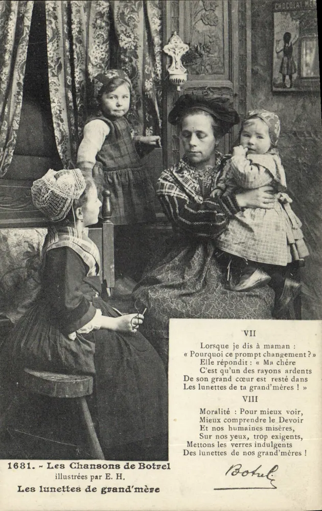As Canções de Botrel — Ilustrações de E. H. — N° VII e VIII — Edição Breizh - Frente