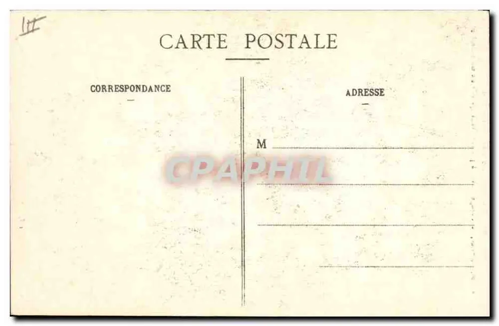 Ao redor dos Lits-Clos — cena de casal com texto — Cill. Hamonic, t.B. - Verso