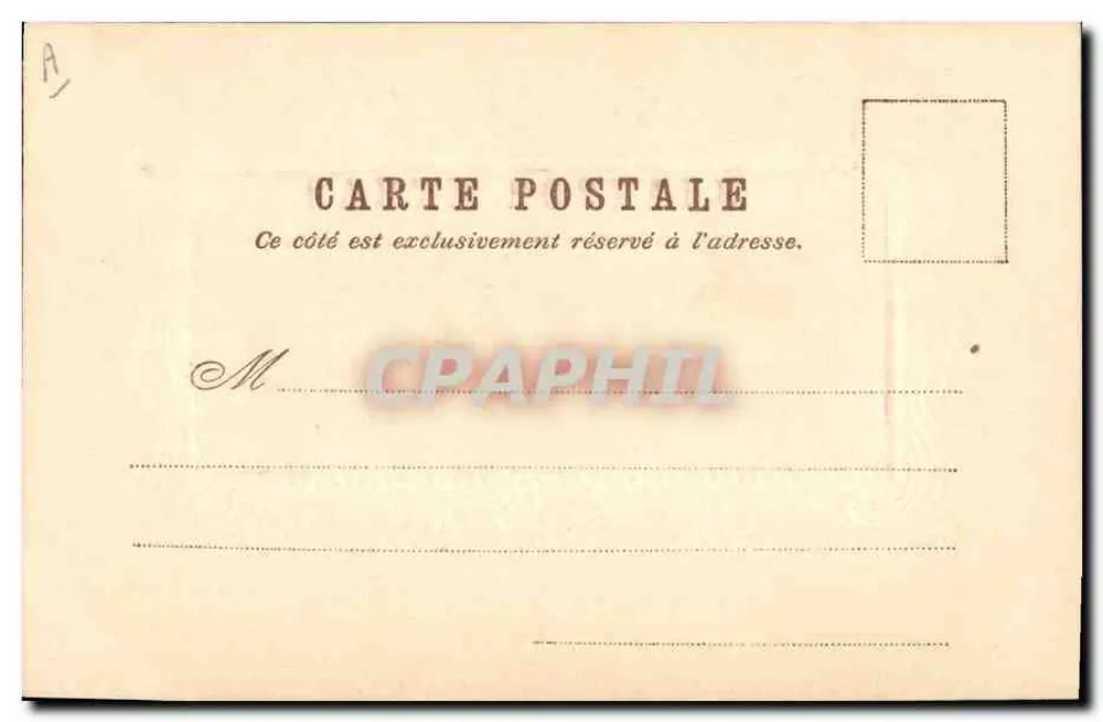 Versammlung — Der Chef gibt die Anweisungen zum Abmarsch — O. Meurs, 5. November 1903 - Rückseite