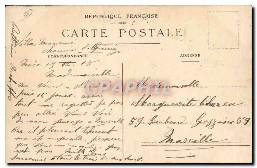 Parfumerie Bruno Court, Grasse — Sortierung der Rosen - Rückseite