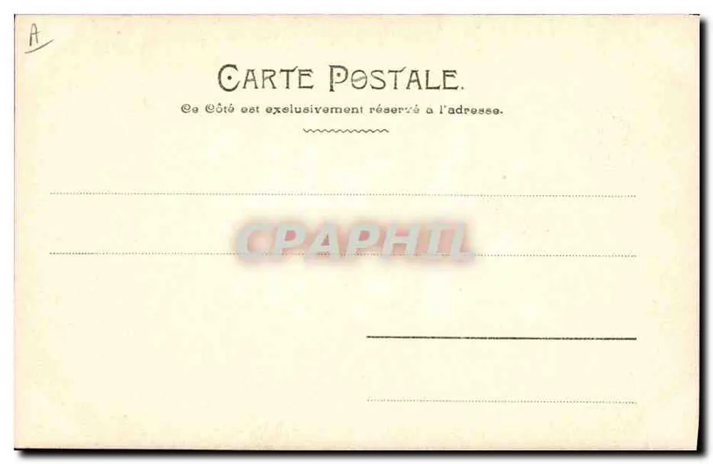 Porträt einer Frau — Art Nouveau-Stil — unbekannter Verlag, Seriennummer nicht sichtbar - Rückseite