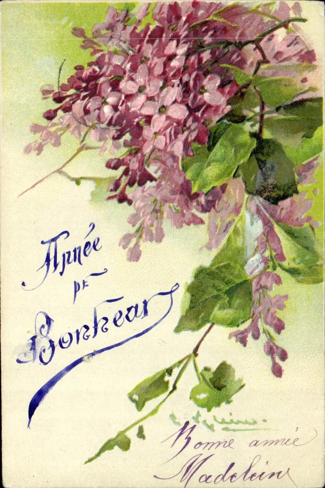 Lilas — Carte postale de la série 1882, Gruppe 5 — éditeur - Frente