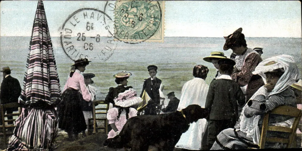 Bäder am Hafen von Le Havre — Strandbild — Verlag Aqua-Photo, Nr. 33 - Vorderseite