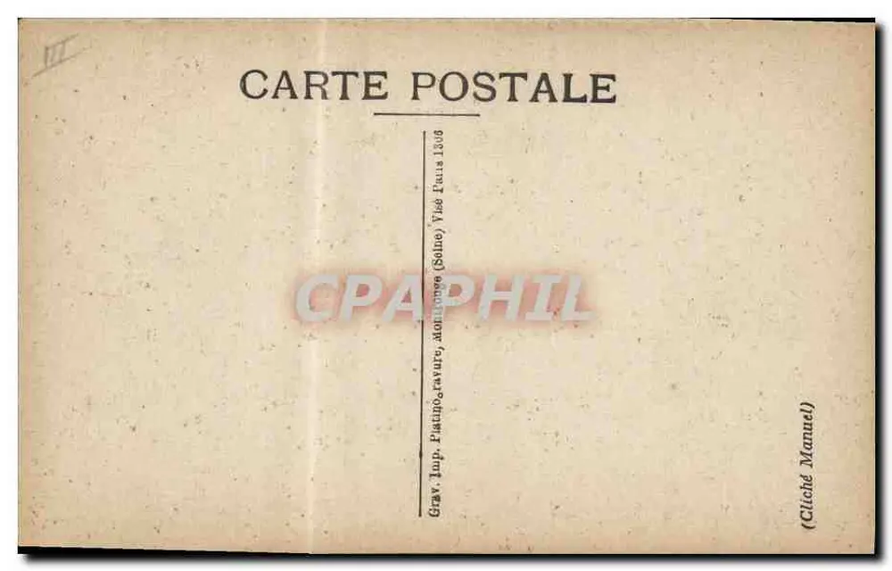 Geral de Maudhuy — retrato militar — Grav. Imp. Plaînbois, Motteville (Seine) - Verso